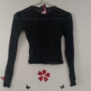 Long sleeved Fishnet Top